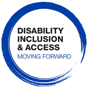 Disabiliyt, Inclusion, and Access Logo, link to home
